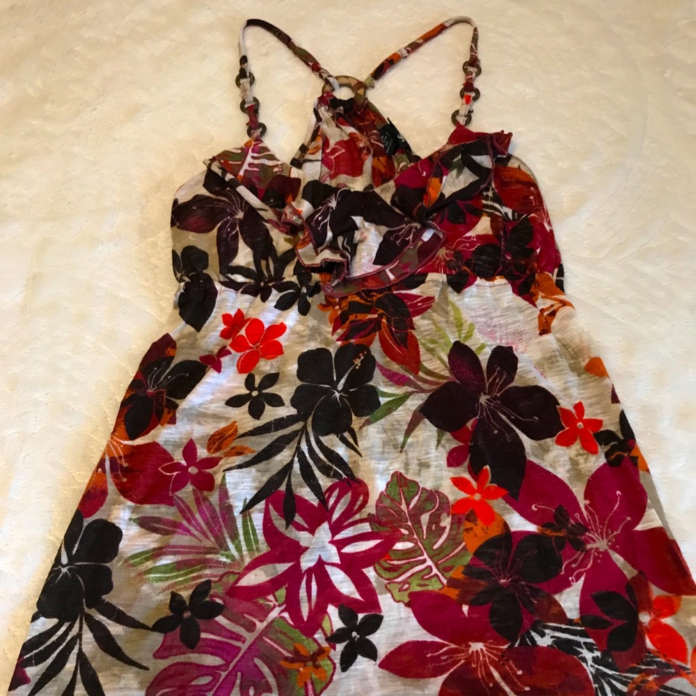 Floral tank top